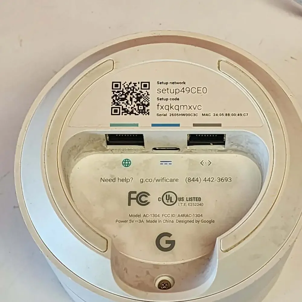 google wifi model